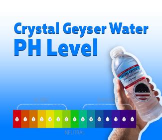 crystal geyser water ph